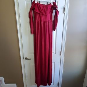 Red Maternity Dress